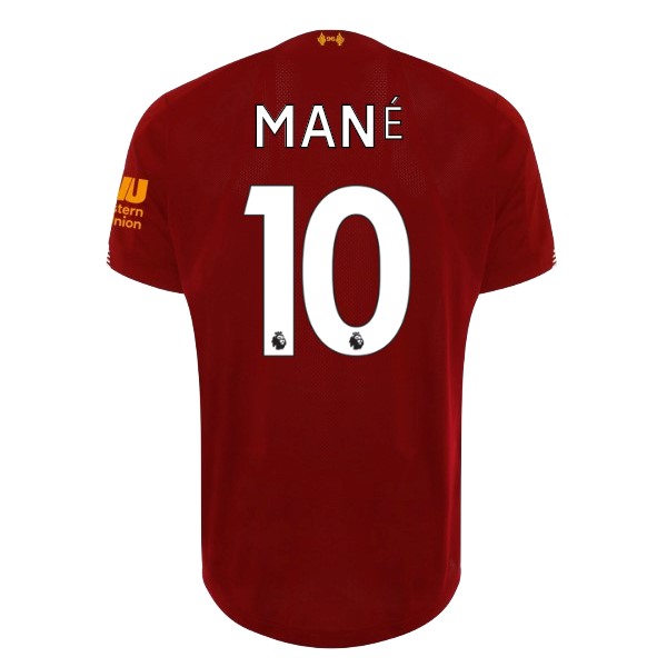 Camiseta Liverpool NO.10 Mane 1ª Kit 2019 2020 Rojo